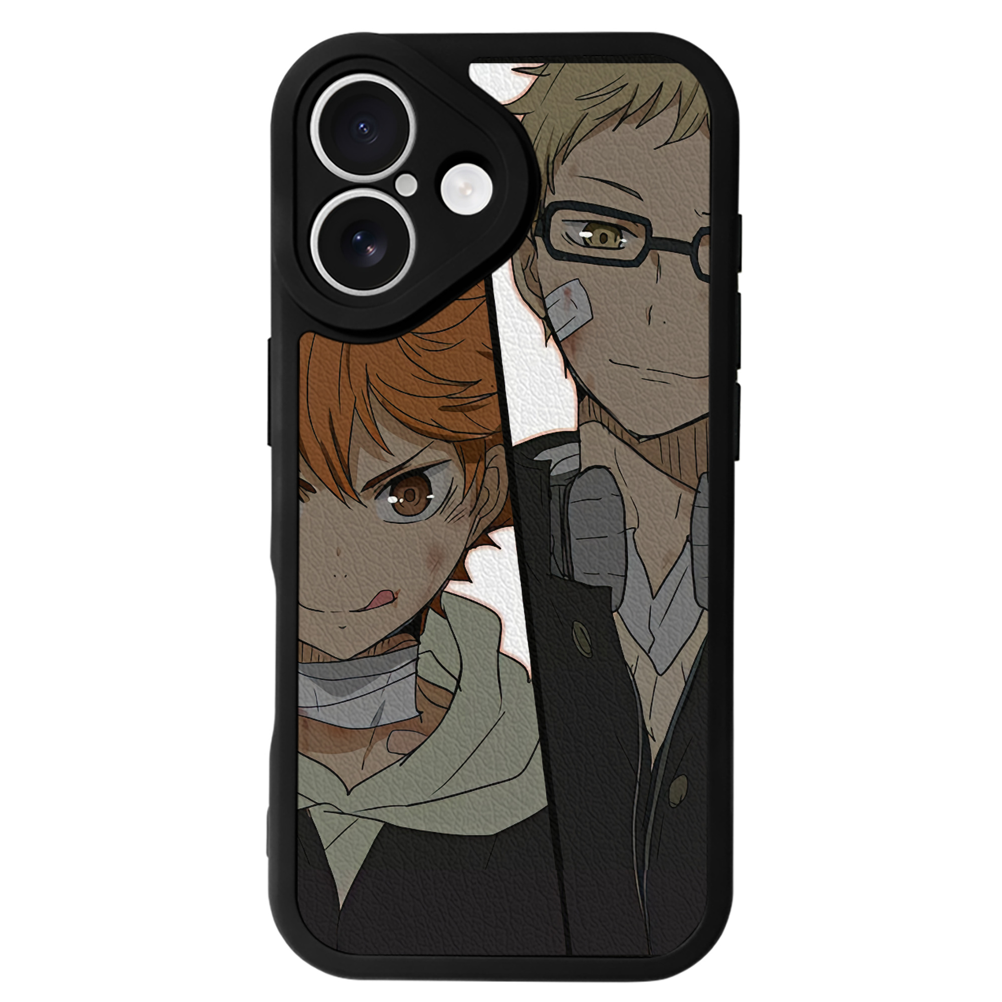 （画像用） ハイキュー!! Haikyu!! 【iPhone 16シリーズ対応】シリコンスマホケース（レザー調） 材質：シリコン
